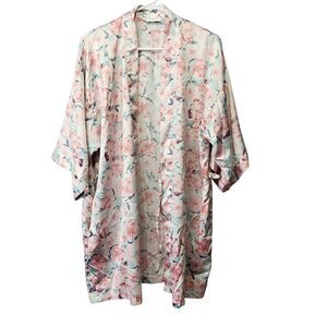 Icing‎ Floral Belted Kimono Robe Size Small/Medium